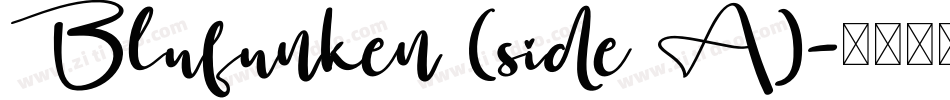 Blufunken (side A)字体转换